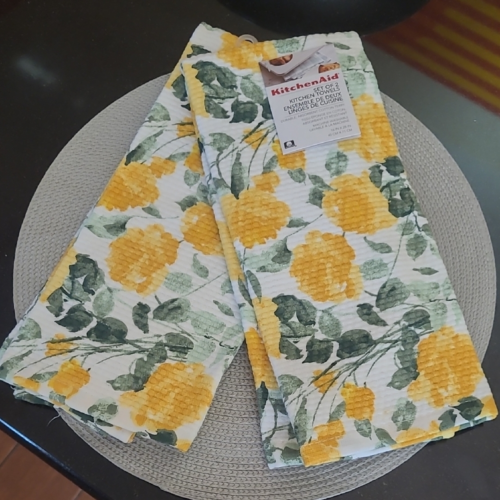 KitchenAid Floral Kitchen Towels